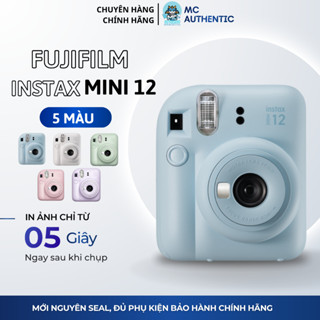 [CHÍNH HÃNG] Máy Chụp Ảnh Lấy Liền Fujifilm Instax Mini 12 Chính Hãng – 5 Màu Trẻ Trung – Tặng Kèm Dây Đeo + Pin AA
