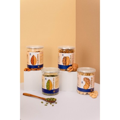 [Combo Sức Khỏe Toàn Diện] Combo 4 Loại Hạt (250G) Làm Salad, Nấu Sữa : Hạnh nhân + Hạt điều + Óc chó + Hạt bí xanh