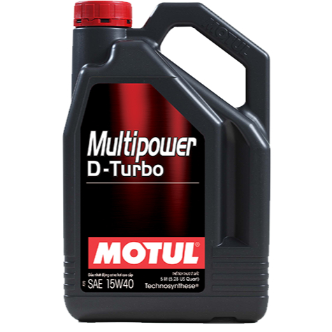 Dầu nhớt xe ô tô MOTUL MULTIGRADE D-TURBO 15W40 CI-4 5L