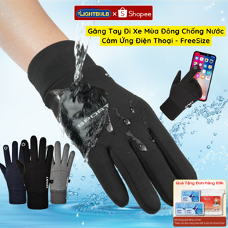  Găng Tay Mùa Đông Đi Xe Giữ Ấm Chống Nước - Găng Tay Xe Máy Cảm Ứng Điện Thoại 