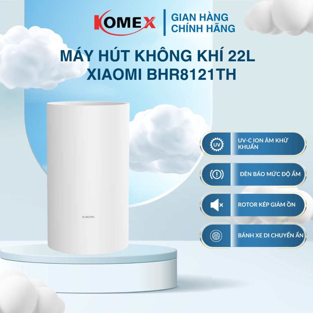 Máy hút ẩm thông minh BHR8121TH Dung tích 22L - Smart Dehumidifier