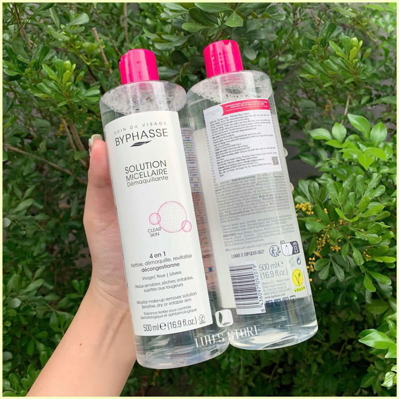 BYPHASSE - Nước tẩy trang Micellar Solution Byphasse 500ml