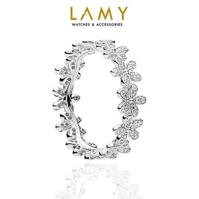 Nhẫn bạc nữ LAMY Stone Attach Chrysanthemum Ring 8044