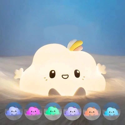 Đèn Ngủ Hình Đám Mây Dễ Thương Dùng Để Trang Trí Phòng Ngủ, Làm Quà Tặng Sinh Nhật Cho Bé