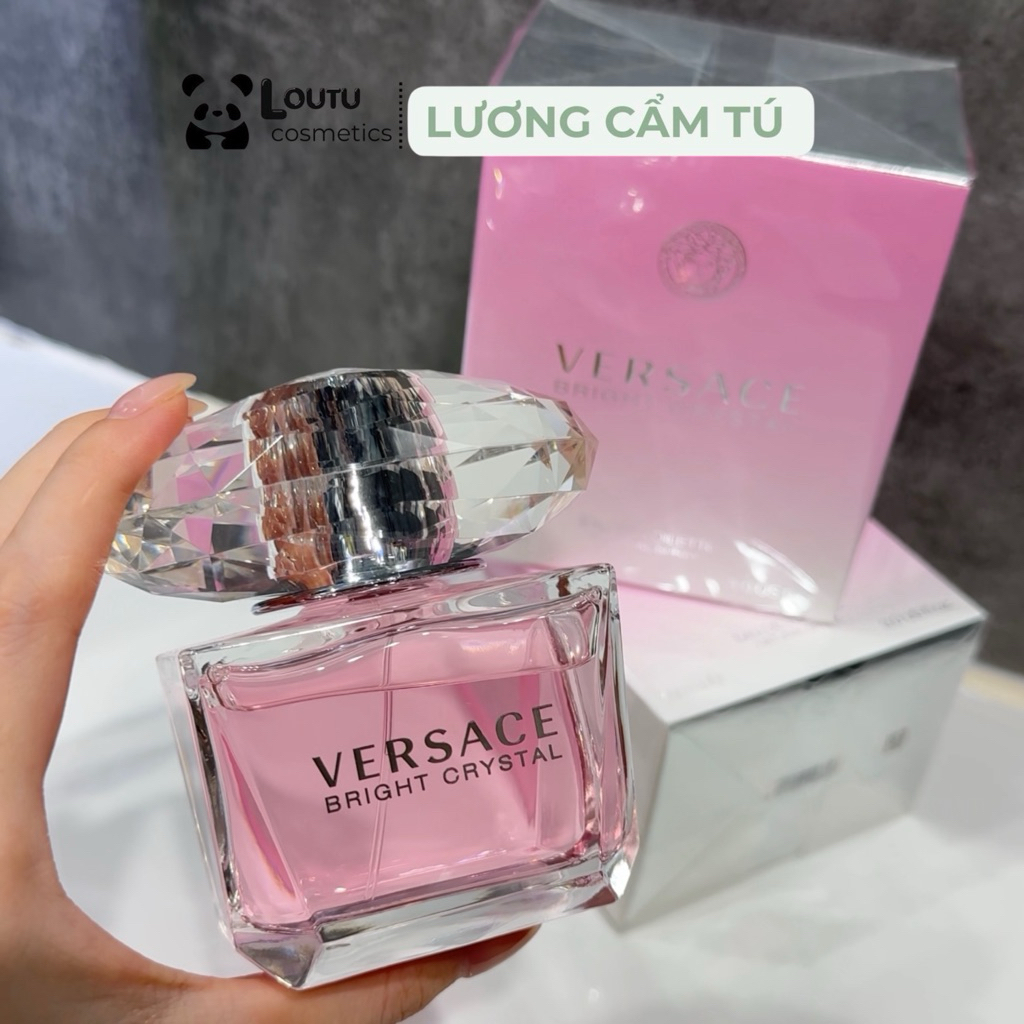 [𝐋𝐮𝐨𝐧𝐠𝐜𝐚𝐦𝐭𝐮]Nước Hoa Versace Bright Crystal EDT 90ML