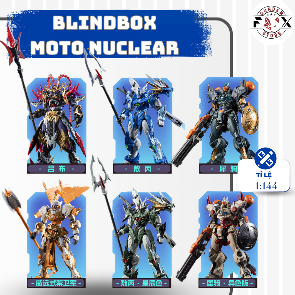 Blind Box Lắp Ráp, Mô hình lắp ráp Anh Hùng Đầu Tiên Của Tôi  MOTO NUCLEAR - Fox Gundam Store