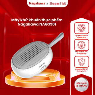  Máy khử khuẩn thực phẩm Nagakawa mini NAG3901 2 chế độ khử khuẩn bảo hành 12 tháng 