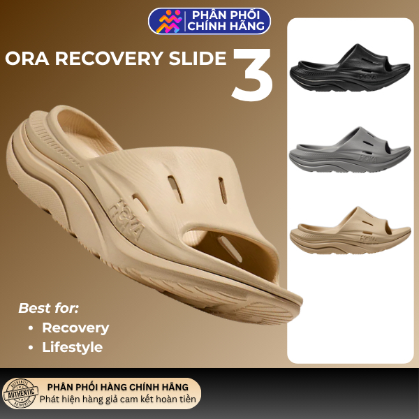 Hoka Ora Recovery Slide 3 - Dép Quai Ngang Hoka Nam Nữ Chính Hãng