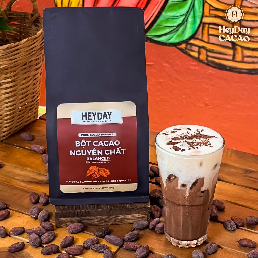 Bột Cacao Nguyên chất HEYDAY Balanced 500g
