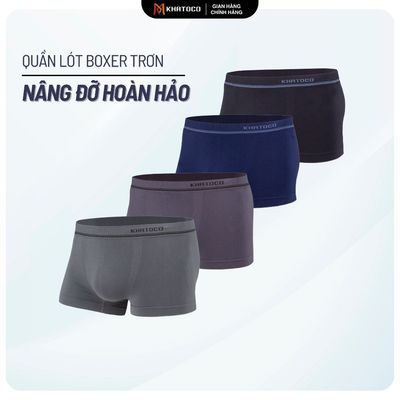 Quần lót nam KHATOCO Boxer mềm mịn nâng đỡ tối đa mã 18456