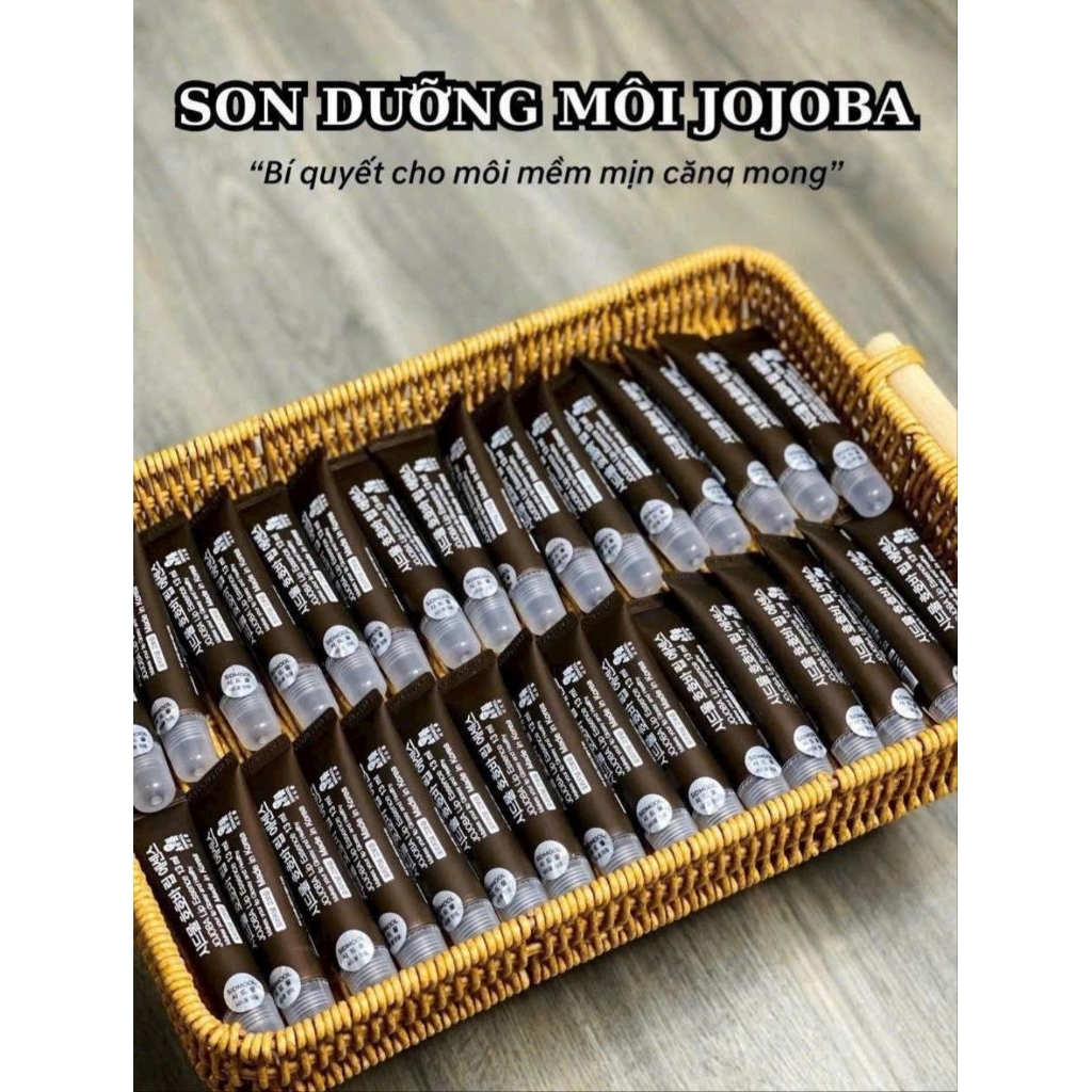 dưỡng môi jojoba