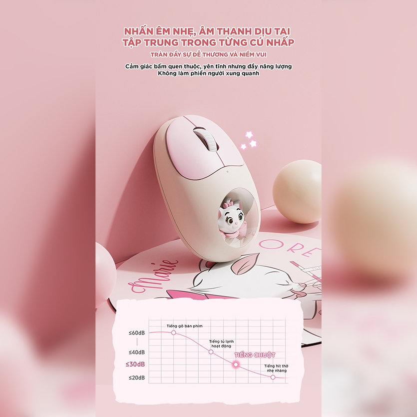 Chuột không dây Bluetooth QS-MS02 Chế độ kép Kết nối ổn định Chống mồ hôi Thoải mái Cảm giác hoa văn dễ thương máy tính | BigBuy360 - bigbuy360.vn