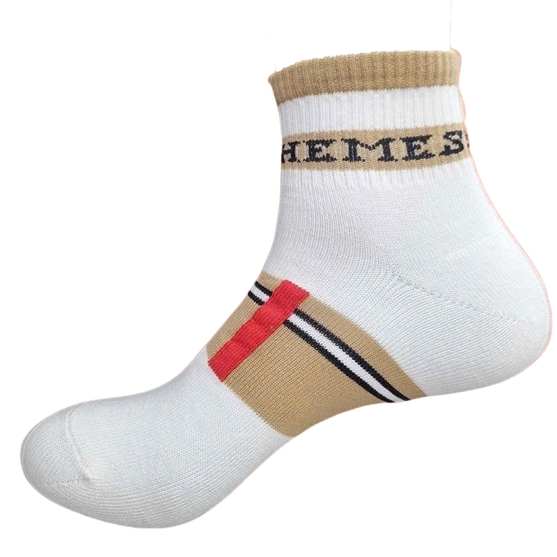 Tất Vớ Thể Thao Hemes Cổ Trung Dệt Kim Trơn Nam Nữ, Tất Thời Trang Thông Thoáng Dễ Kết Hợp Phối Đồ -