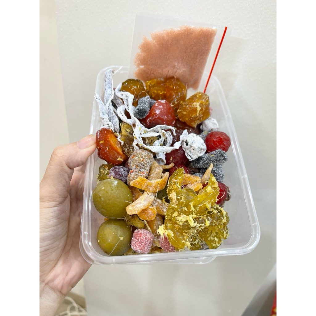 ô mai truyền thống mix 400gr, Buffet Ô mai các loại tự chọn, Ô Mai - Mứt Tết Tự Chọn Tổng Hợp TB, Ô 