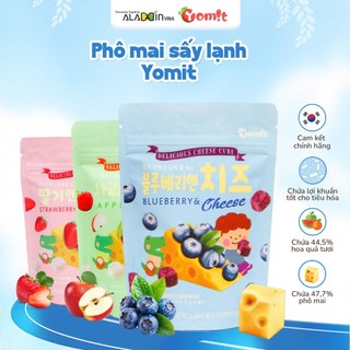 Phô mai hoa quả khô sấy lạnh YOMIT 16g cho bé 6 tháng tuổi ALADDINVINA 