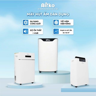 Máy hút ẩm lọc không khí khử khuẩn tạo ion âm Dorosin Airko công suất 14- 50 lít/ngày, bảo hành chính hãng 24 tháng