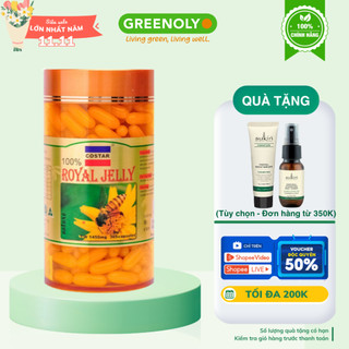  Sữa Ong Chúa Costar Royal Jelly 1450mg 365 viên hỗ trợ dưỡng ẩm làm đẹp da 