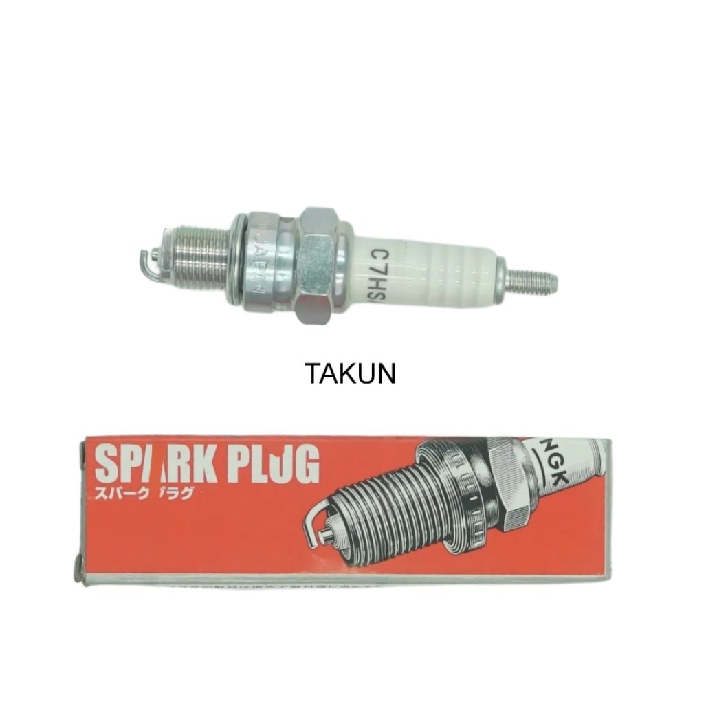 Bugi NGK C7HSA xe SIRIUS xăng cơ... chân dài zin Yamaha 94701-025400