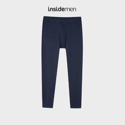 Quần Giữ Nhiệt Nam Xanh Than Insidemen Super Skinny Co Giãn Thoáng Mát IIP005EDP01