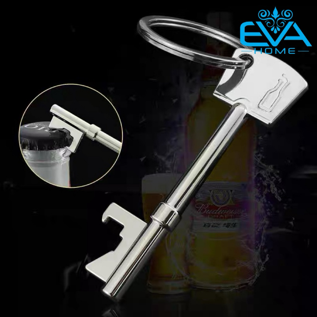 Móc Khóa Đa Năng Hình Chìa Khóa Cổ Điển Kèm Đồ Khui Bia Chai Cao Cấp