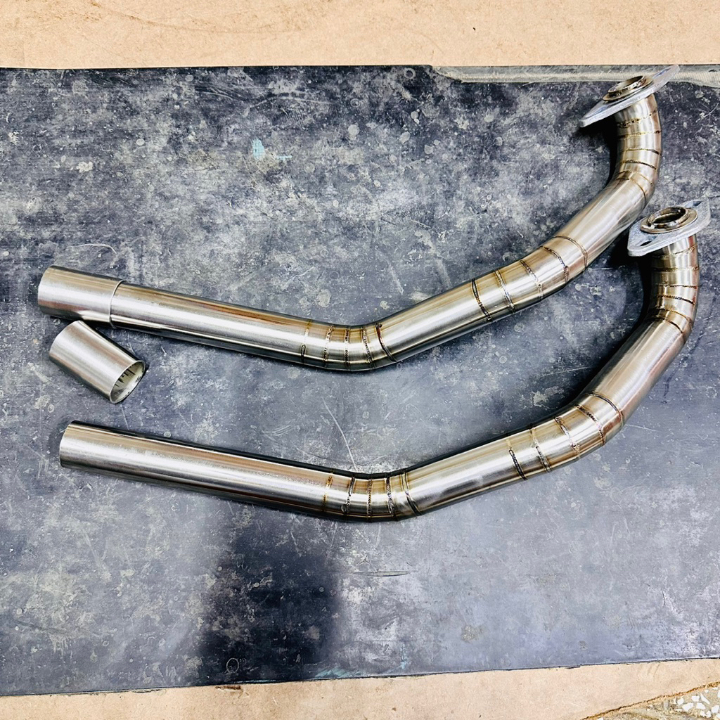 Cổ LEAD 4VAL (2024-2025) - Size To 32mm,Fom Ghép dùng hàn pô zin Lead 4val (Kèm Khâu Nối)