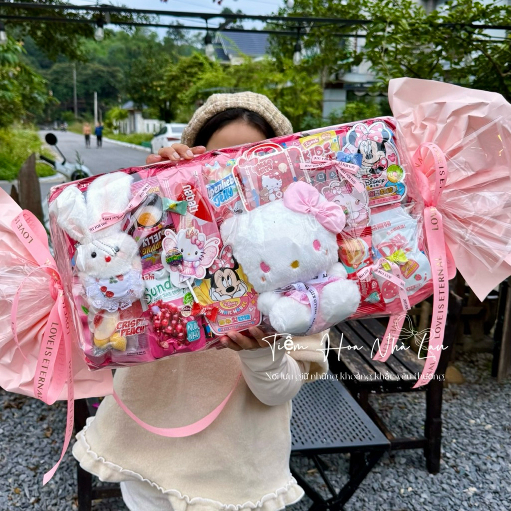 [GẤU BÔNG] KẸO KHỔNG LỒ SIÊU TO BỰ CHẢNG 1KÈM GẤU BÔNG SIÊU XINH ĐÁNG YÊU TẶNG NY , SINH NHẬT