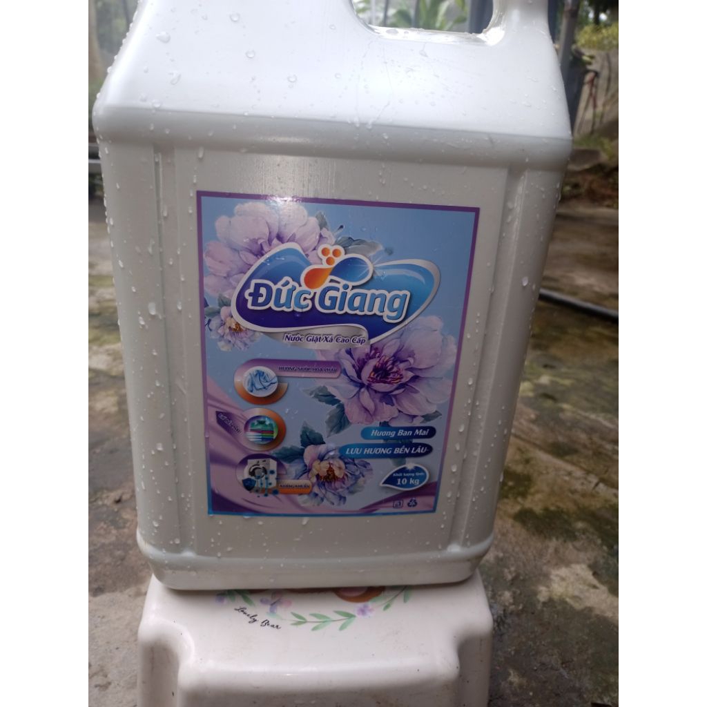 Nước giặt đức giang nước giặt xả cao cấp 10kg )