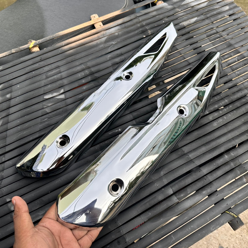 Ốp Pô (Che Pô) Wave A110 - Hàng Gia Công gắn vừa cho pô zin Wave A110 (2017-2025)