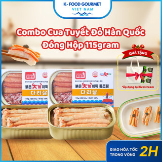 COMBO 2 Cua Tuyết Đỏ HQ - Gồm Thịt Càng Và Chân Cua Tươi Ngọt - Món Qùa Biếu Tặng Ý Nghĩa