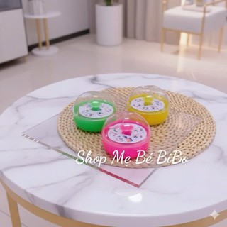 Hộp ĐỰNG PHẤN RÔM cho bé bông chậm phấn có nắp đậy vệ sinh thiết kế gọn dễ cầm nắm thoa lên da bé