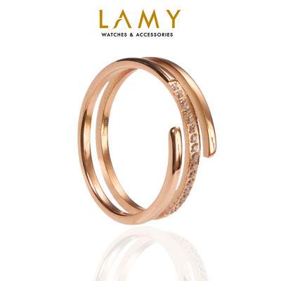 Nhẫn LAMY Triple Spiral Ring Rose Gold 8019