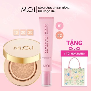  Bộ đôi M.O.I phấn nước che phủ tốt Premium Baby Cushion và Má hồng sữa Baby Cheek 