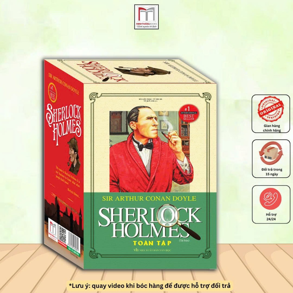 Sách - SHERLOCK HOLMES toàn tập (bìa mềm) - NXB Văn Học