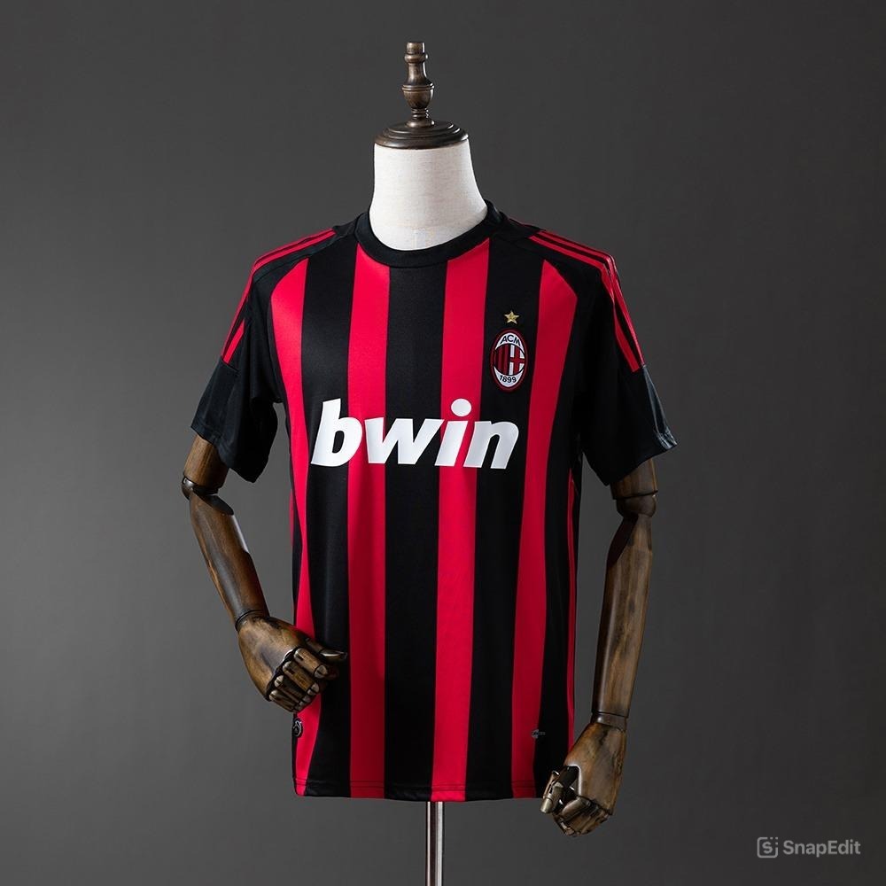 Áo Bóng Đá Retro AC Milan 2008/09 - Sân Nhà bản cao cấp vải Cotton Polyester
