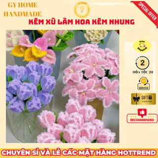 5M Dây Len Xù Làm Hoa Trang Trí Kẽm Nhung Quà Tặng Decor Nhà Cửa DIY GYHOME 