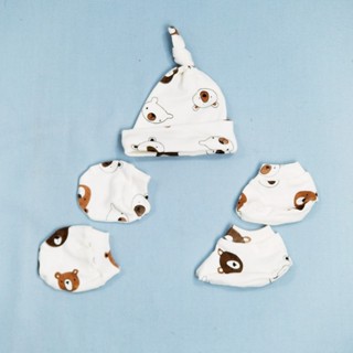 SET MŨ BAO TAY BAO CHÂN CHO BÉ 0 - 6 THÁNG