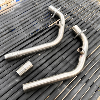 Cổ 304 VESPA 125/150 (Sprint & Prima) cảm biến lớn 18, Size 27mm hàn pô zin cho VESPA (Kèm Khâu Nối)