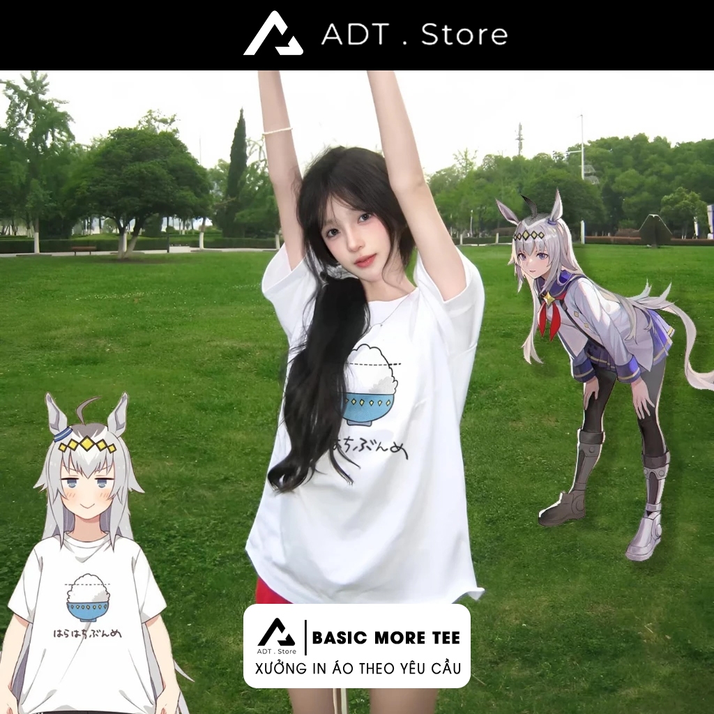 BST Áo thun ADTStore x Uma Musume : Oguri Cap Rice Bowl - Gundam