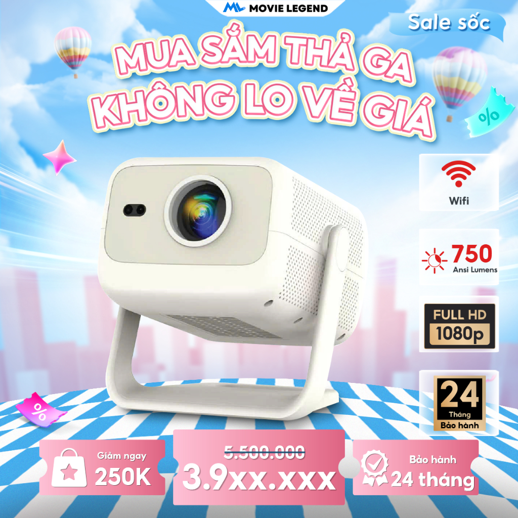 [HOT 2025] Máy Chiếu Q10 Ultra Max Version 2 - Máy Chiếu Movie Legend, Hỗ Trợ Full HD, Hệ Điều Hành 