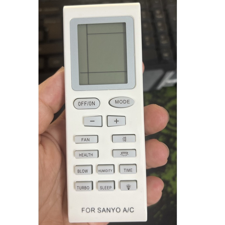 REMOTE MÁY LẠNH SANYO VUÔNG NGẮN 2 Chiều - Điều khiển điều hòa sanyo