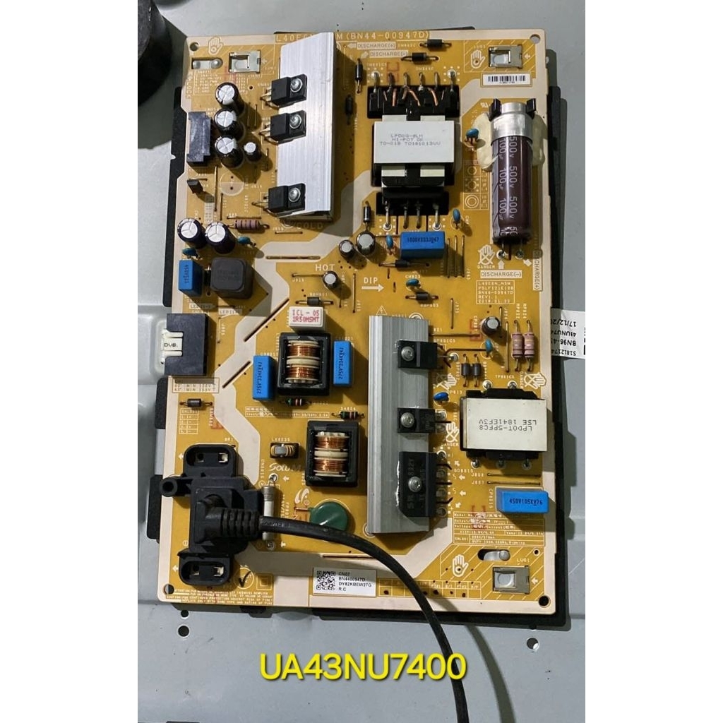 Nguồn tivi SAMSUNG UA43NU7400K, UA43NU7400, 43NU7400