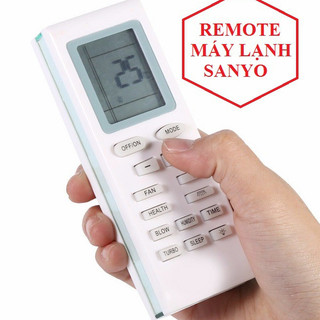 REMOTE MÁY LẠNH SANYO VUÔNG NGẮN 2 Chiều - Điều khiển điều hòa sanyo