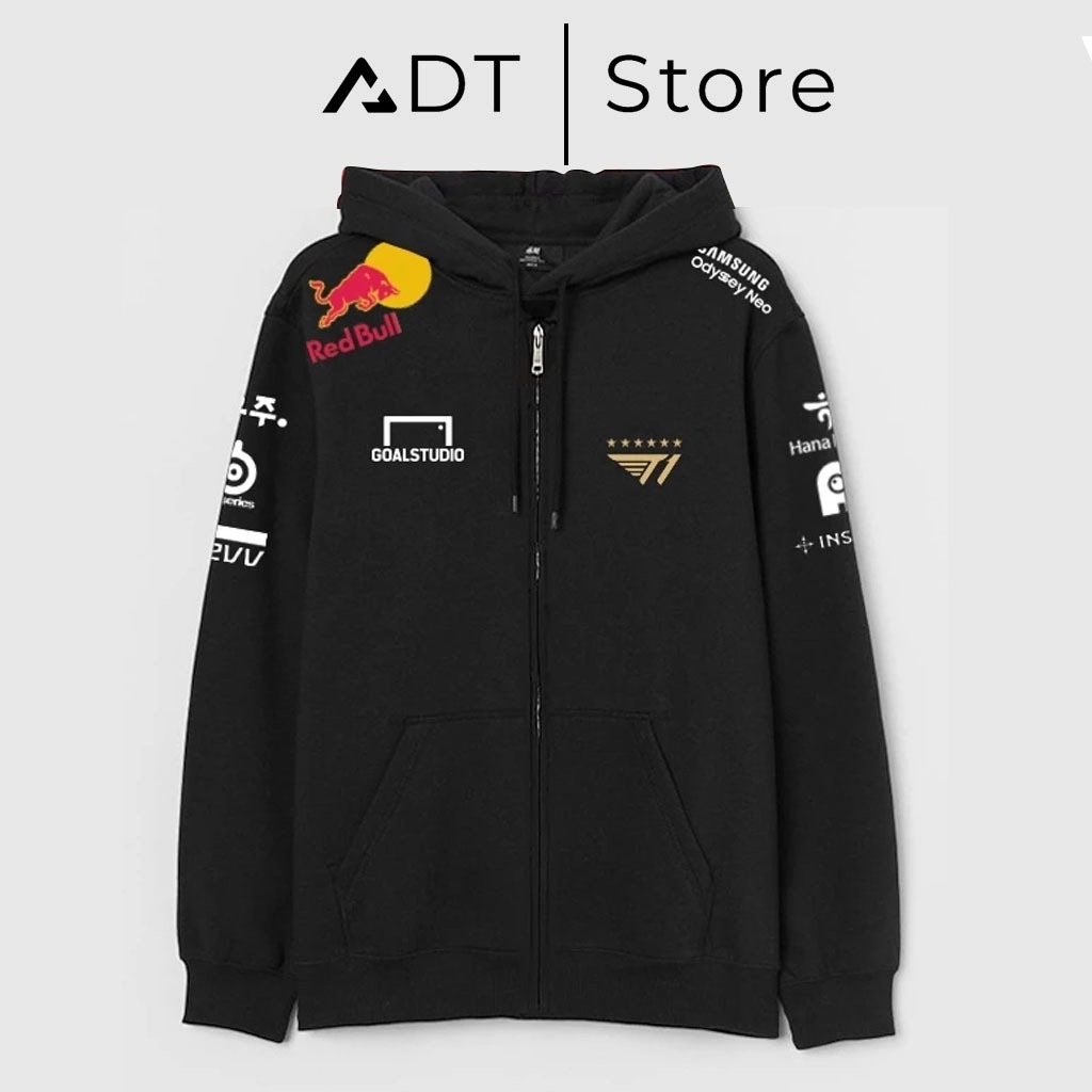Mẫu Áo Hoodie Adt.Store khoác nỉ T1 vô địch CKTG 2025 6 sao