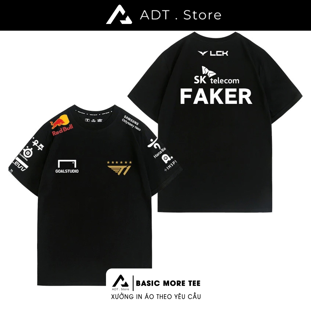 ADTStore x Áo thun Faker - T1 6 sao One and Only T-Shirt