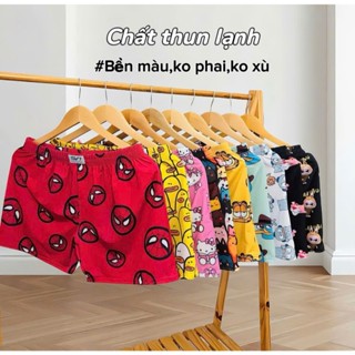   Thun lạnh  Quần đùi nam nữ phom ngắn,mềm,mát,mịn cá tính 