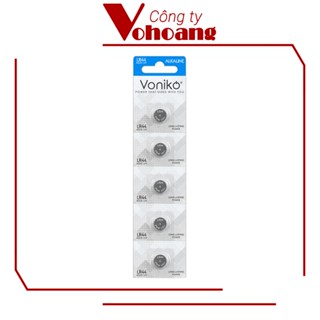 Pin Voniko LR44 / AG13 / A76 Alkaline thương hiệu Mỹ chính hãng, điện áp 1.5V, tương thích mọi thiết bị