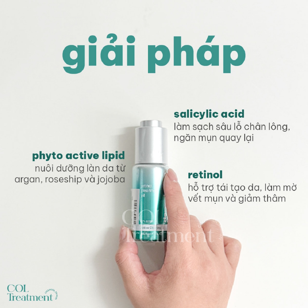 Retinol ban đêm khắc phục vấn đề mụn và làm mịn da lão hoá Dermalogica Retinol Clearing Oil 30mL