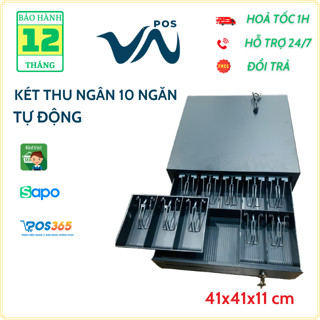  Ngăn kéo đựng tiền cỡ lớn Roco 408 cỡ nhỏ RT335. Két thu ngân kết nối máy in hoá đơn tự động mở két 