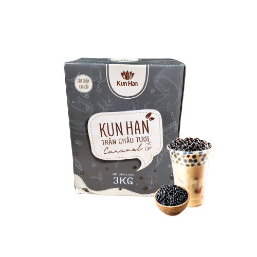 Trân Châu Tươi Kunhan 3kg - Trân Châu Caramel
