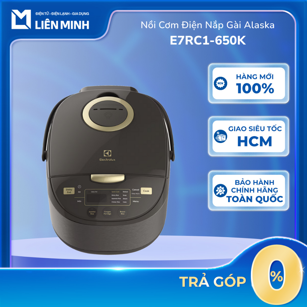 E7RC1-550K / E7RC1-650K - Nồi Cơm Điện Tử Electrolux - Bảo Hành Chính Hãng
